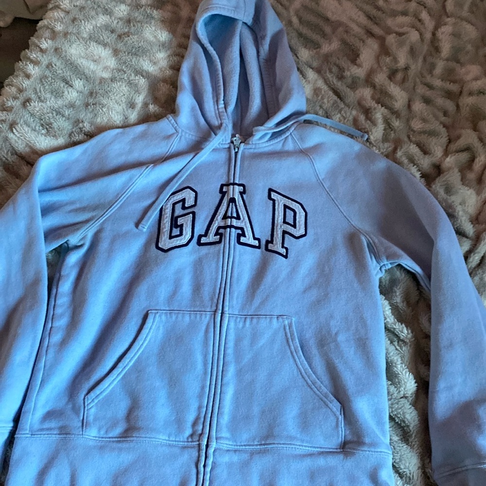 baby blue gap hoodie